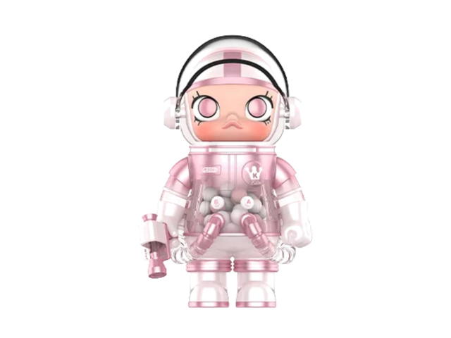 Pop Mart (เช็คการ์ด) Pop Mart Smitten Love-White (Special) Mega Space Molly 100% Series4 - view 1