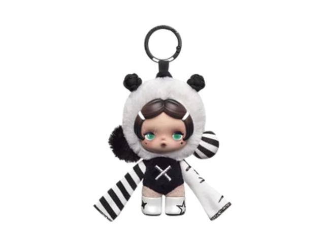 Pop Mart (เช็คการ์ด) Pop Mart Self Mode (Secret Edition) Skullpanda Off Mode Series Plush Doll Pendant - view 1