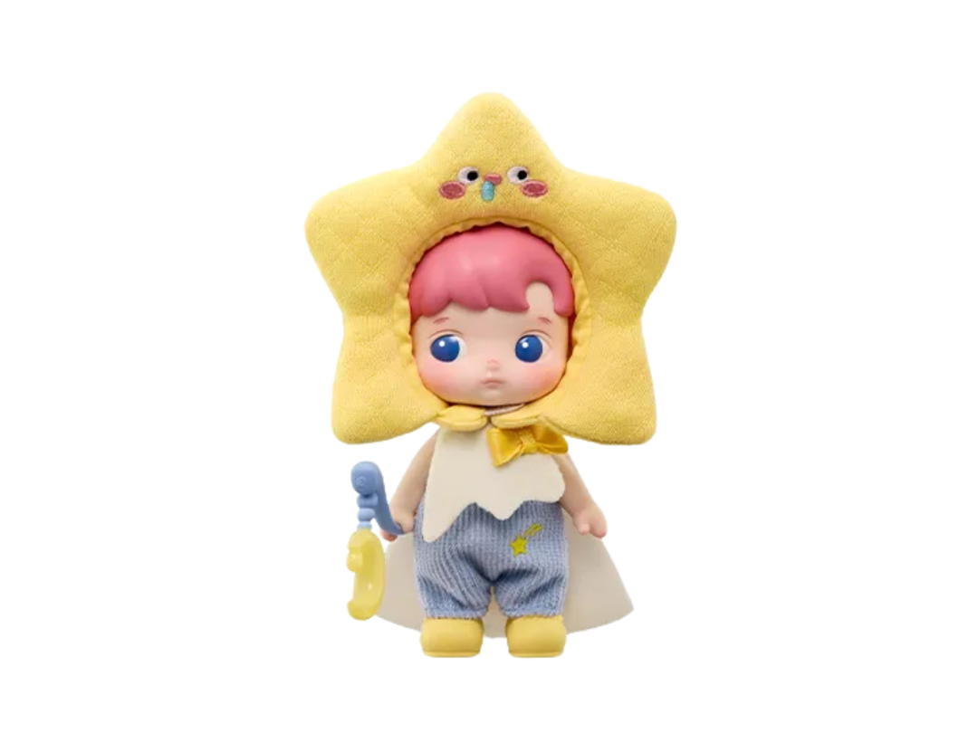 Pop Mart (เช็คการ์ด) Pop Mart Starry Night Keeper HACIPUPU Enchanted Realm Tales Series MINI Action Figure