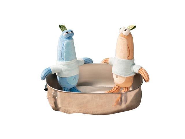 Pop Mart (เช็คการ์ด) Pop Mart Sardine (Secret Edition)  Bikini Bottom Buddies - Whimsical Plush Multicolor - view 1