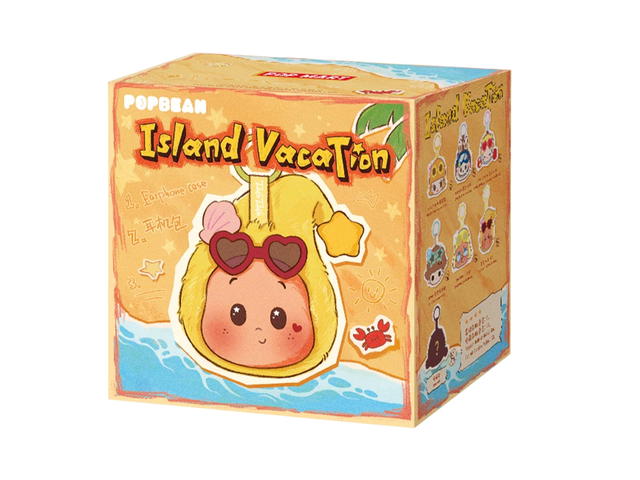 Pop Mart (เช็คการ์ด) Pop Mart Skullpanda Summer Heartbeat Pop Bean Island Vacation Series Earphone Case - view 2