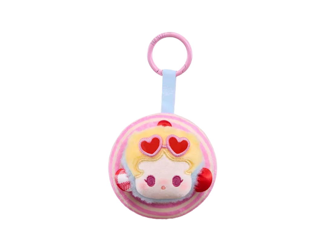 Pop Mart (เช็คการ์ด) Pop Mart Skullpanda Summer Heartbeat Pop Bean Island Vacation Series Mini Plush Pendant