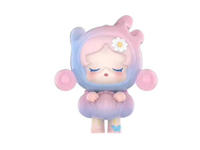 Pop Mart (เช็คการ์ด) Pop Mart Skullpanda Step In The Morning Dew Pop Bean Going Outing With Me Series Multicolor - view 1