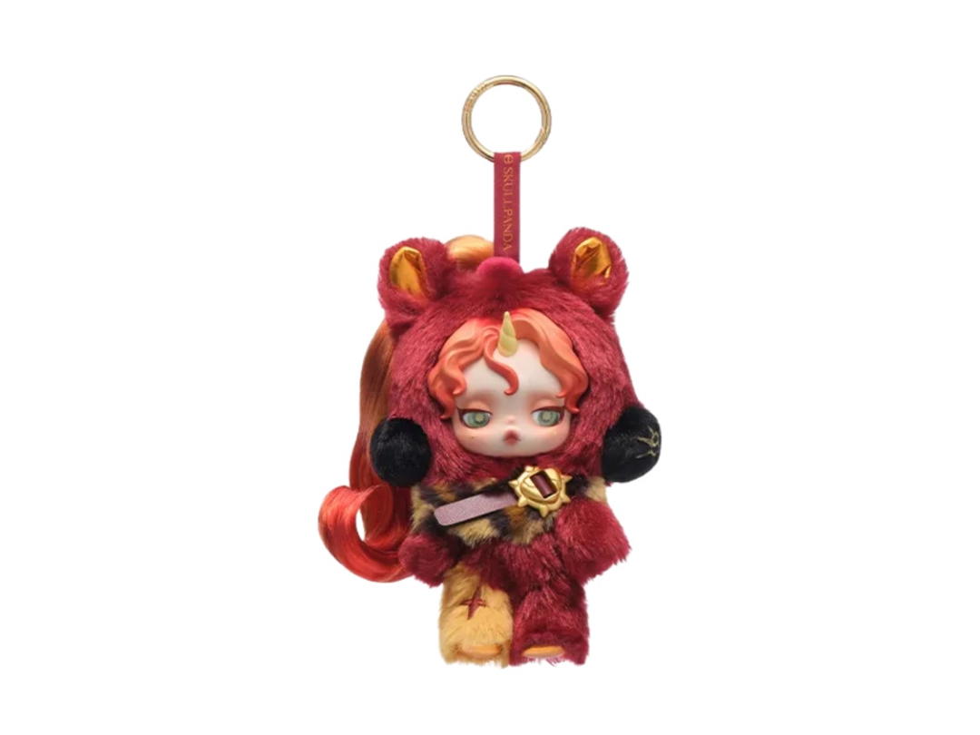 Pop Mart (เช็คการ์ด) Pop Mart Sunset Shimmer (Secret Edition) Skullpanda × My Little Pony Series Plush Doll Pendant
