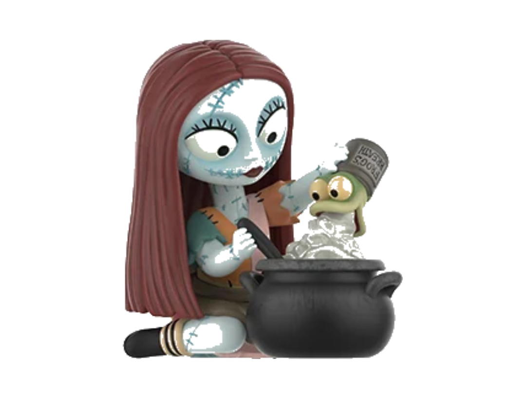Pop Mart (เช็คการ์ด) Pop Mart Sally with Frog's Breath Disney Tim Burton's The Nightmare Before Christmas Series Figures