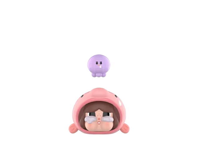 Pop Mart (เช็คการ์ด) Pop Mart The Blob Fish CRYBABY Cry Me an Ocean Series Figures - view 1