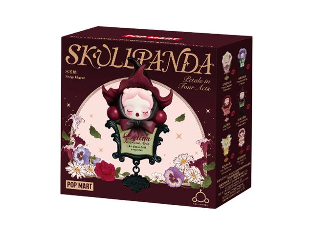 Pop Mart (เช็คการ์ด) Pop Mart The Budding Fable Skullpanda Petals In Four Acts Series Fridge Magnet - view 2