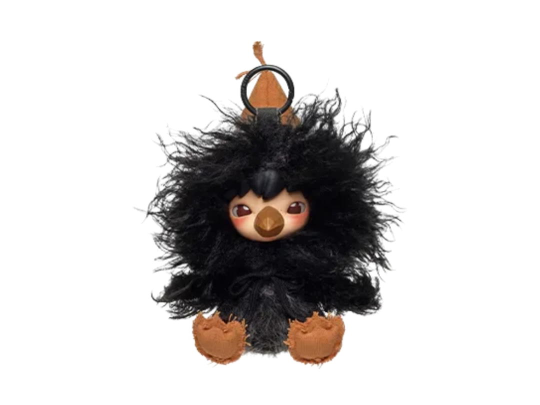 Pop Mart (เช็คการ์ด) Pop Mart The Backlit Messenger Hirono Mist Walker Series Plush Doll Pendant