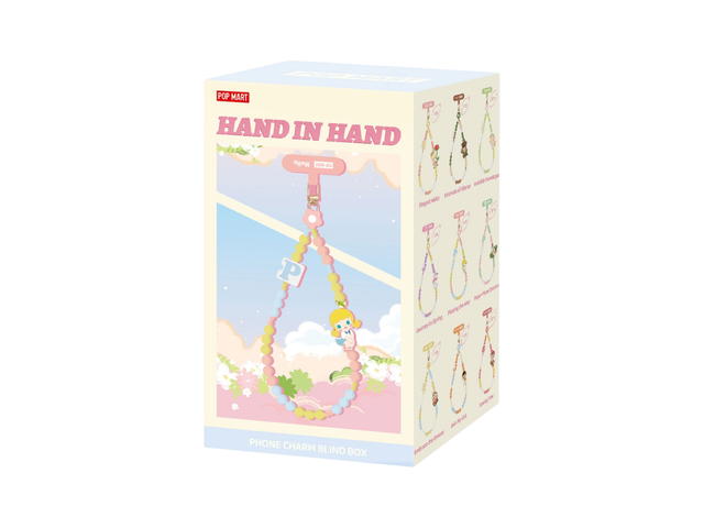 Pop Mart (เช็คการ์ด) Pop Mart Tranquility Blossom (Super Secret Edition) Hand In Hand Series-Phone Charm Blind Box Multicolor - view 2