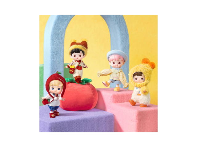 Pop Mart (เช็คการ์ด) Pop Mart Tomato French Fries Hacipupu Little Foodie Series 1/12 Action Figure - view 3