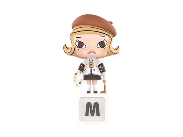Pop Mart (เช็คการ์ด) Pop Mart The First MOLLY (Brown) (Secrete Edition) Molly Scenery Along The Way 20th Anniversary Series Figures - view 1