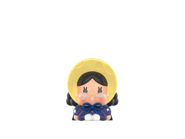 Pop Mart (เช็คการ์ด) Pop Mart The Full Moon -Mini Crybaby Crying To The Moon-Sitting Series Figures - view 1