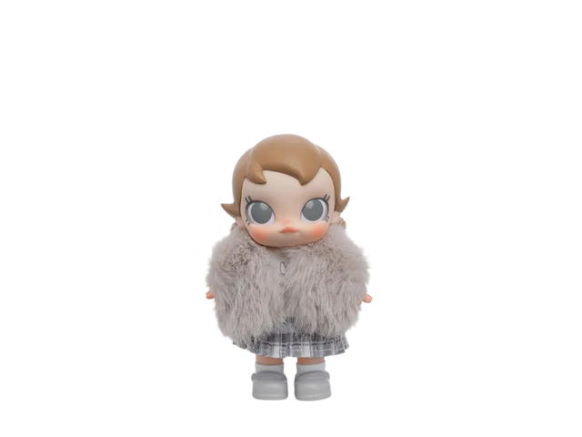 Pop Mart (เช็คการ์ด) Pop Mart The First Snowflake Baby Molly Winter Fit Check Series-Vinyl Plush Pendant Blind Box - view 1