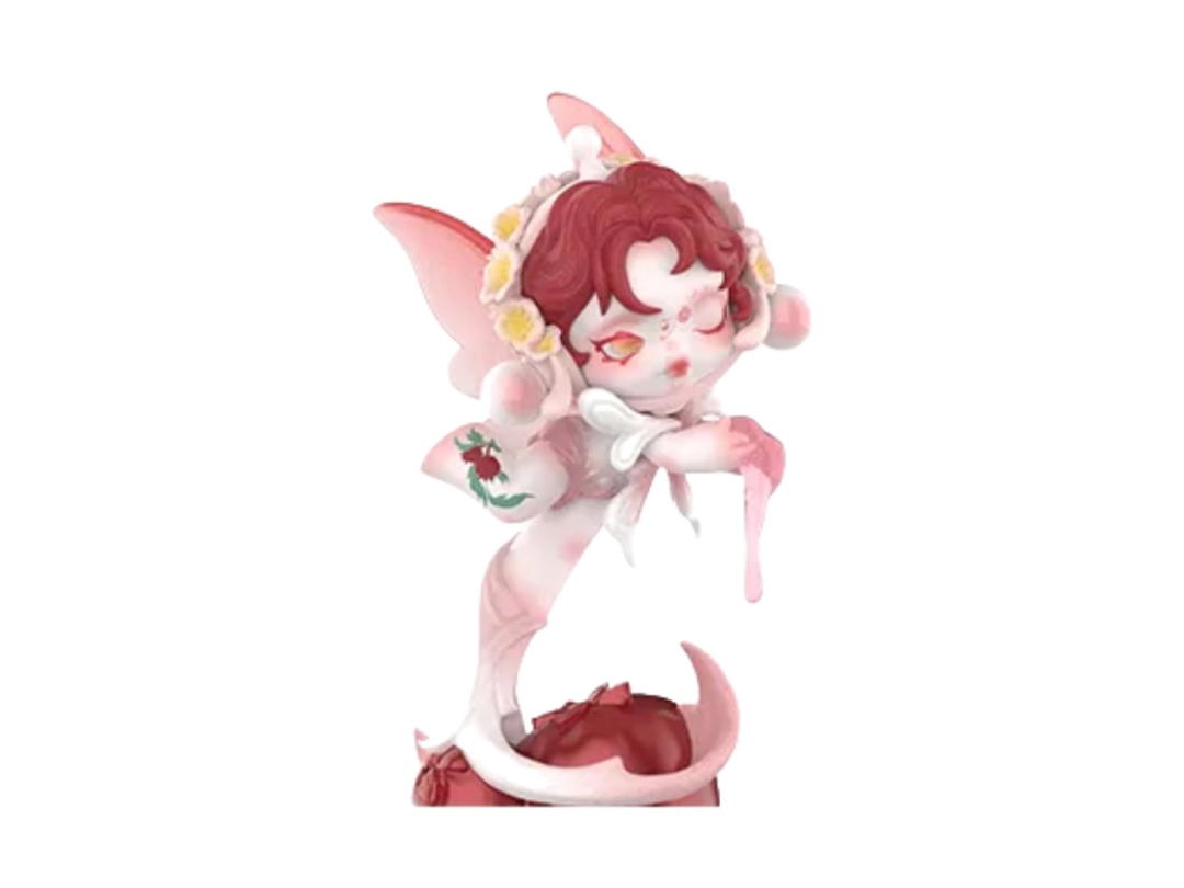 Pop Mart (เช็คการ์ด) Pop Mart The Fairy's Trick Skullpanda Petals In Four Acts Series Figures