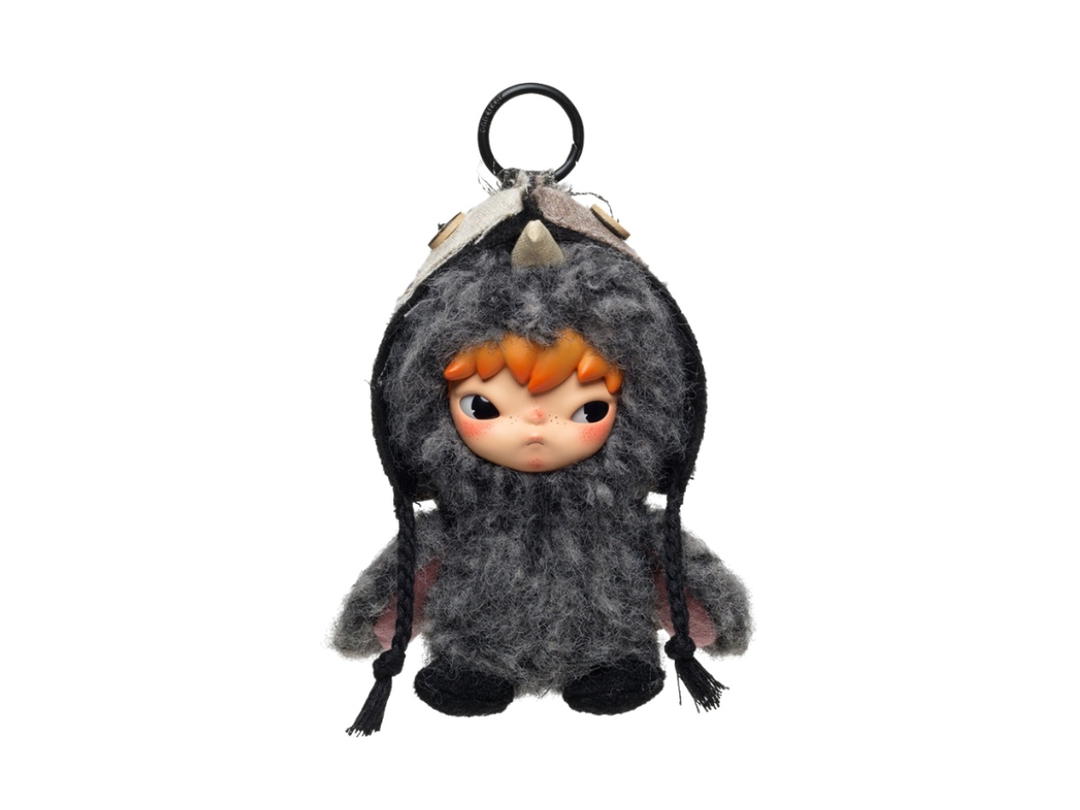 Pop Mart (เช็คการ์ด) Pop Mart The Gap-Glimmer Wanderer Hirono Mist Walker Series Plush Doll Pendant