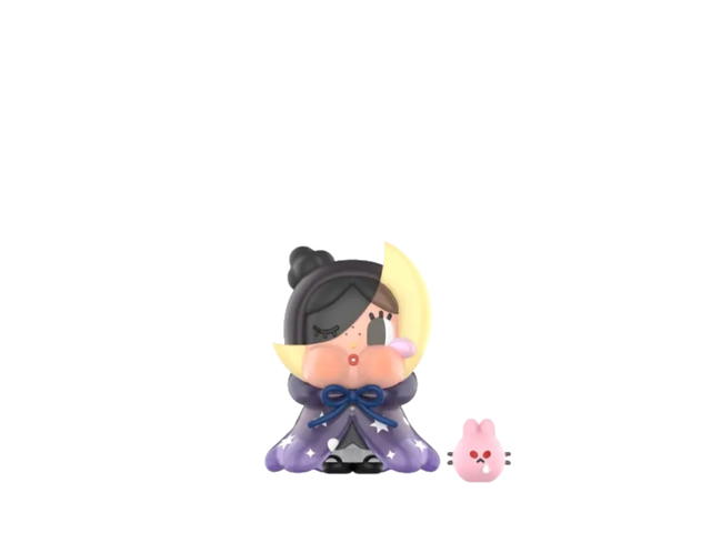 Pop Mart (เช็คการ์ด) Pop Mart The Half Moon Crybaby Crying To The Moon Series Figures - view 1