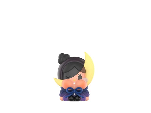 Pop Mart (เช็คการ์ด) Pop Mart The Half Moon -Mini Crybaby Crying To The Moon-Sitting Series Figures - view 1