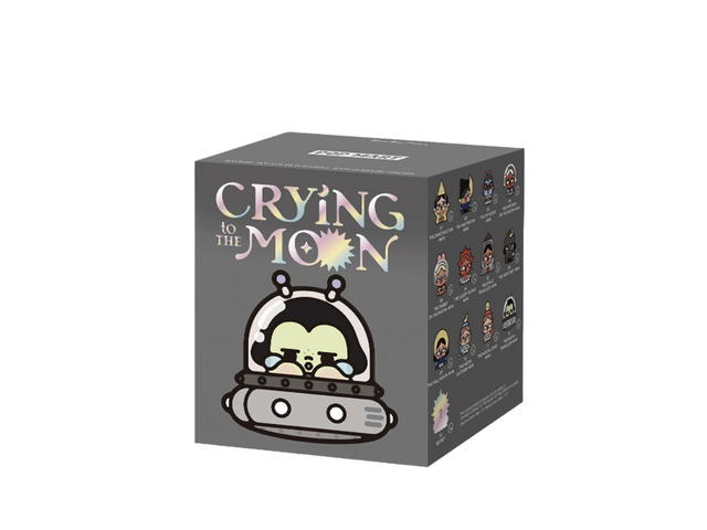 Pop Mart (เช็คการ์ด) Pop Mart The Half Moon -Mini Crybaby Crying To The Moon-Sitting Series Figures - view 2