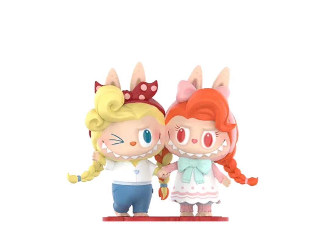 Pop Mart (เช็คการ์ด) Pop Mart Twinning Looks (Secret Edition) THE MONSTERS Hair Salon Series Figures