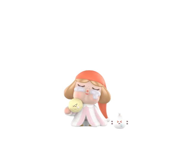 Pop Mart (เช็คการ์ด) Pop Mart The Moon Lover Crybaby Crying To The Moon Series Figures - view 1
