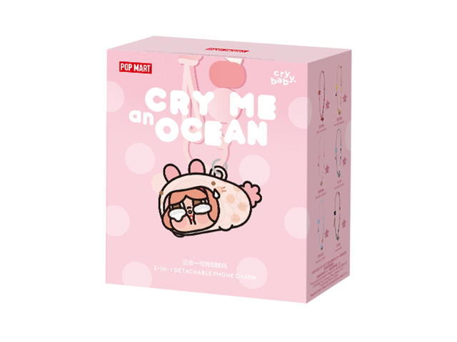 Pop Mart (เช็คการ์ด) Pop Mart The Manta Ray CRYBABY Cry Me an Ocean Series 3-in-1 Detachable Phone Charm - view 2