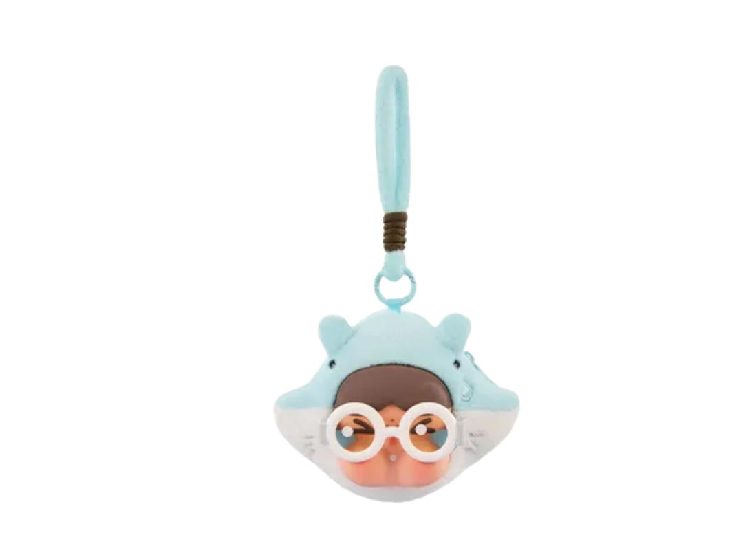 Pop Mart (เช็คการ์ด) Pop Mart The Manta Ray CRYBABY Cry Me an Ocean Series Earphone Bag