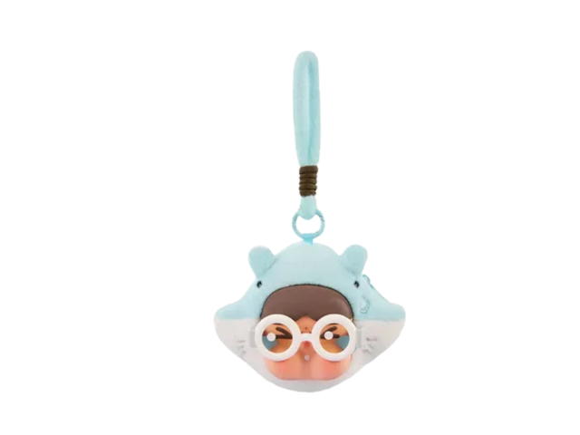 Pop Mart (เช็คการ์ด) Pop Mart The Manta Ray CRYBABY Cry Me an Ocean Series Earphone Bag - view 1