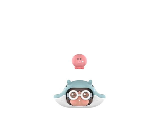 Pop Mart (เช็คการ์ด) Pop Mart The Manta Ray CRYBABY Cry Me an Ocean Series Figures - view 1