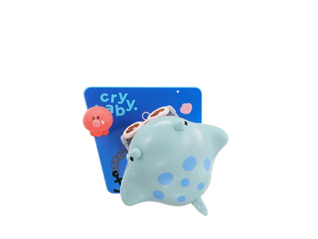 Pop Mart (เช็คการ์ด) Pop Mart The Manta Ray CRYBABY Cry Me an Ocean Series Fridge Magnet - view 1