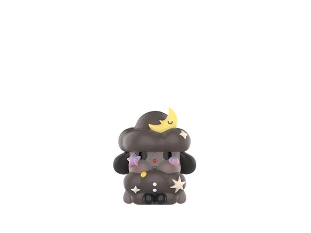 Pop Mart (เช็คการ์ด) Pop Mart The Night Sky -Mini Crybaby Crying To The Moon-Sitting Series Figures - view 1