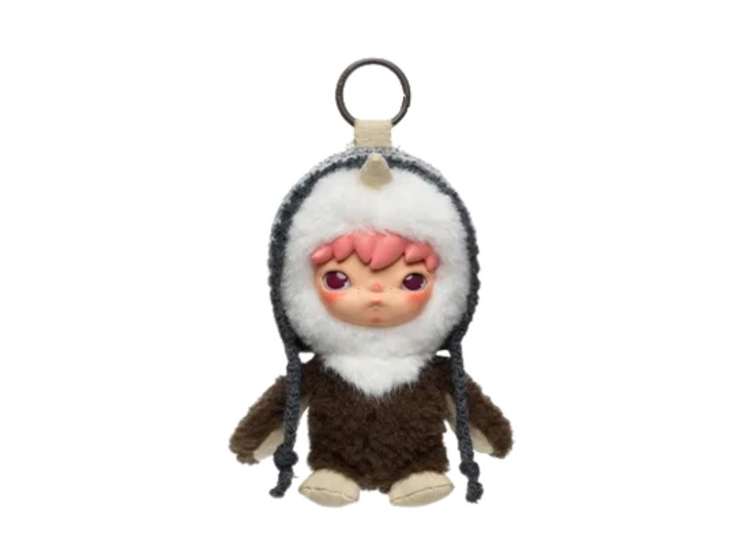 Pop Mart (เช็คการ์ด) Pop Mart The Primordial Grace Hirono Mist Walker Series Plush Doll Pendant
