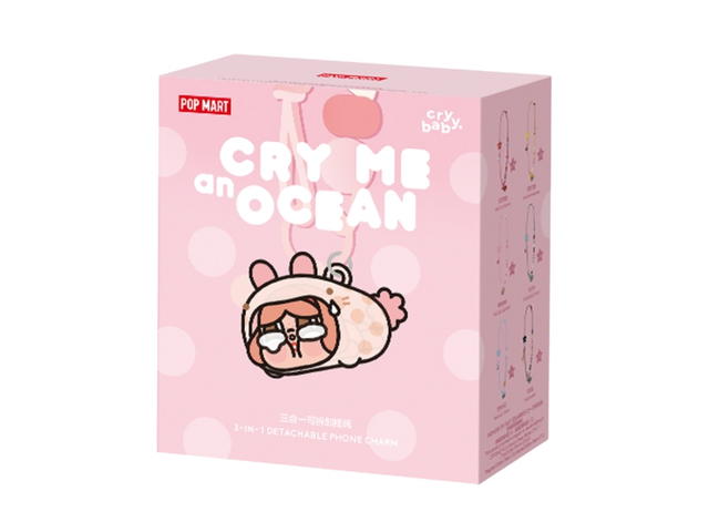 Pop Mart (เช็คการ์ด) Pop Mart The Shark CRYBABY Cry Me an Ocean Series 3-in-1 Detachable Phone Charm - view 2
