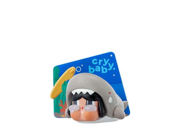 Pop Mart (เช็คการ์ด) Pop Mart The Shark CRYBABY Cry Me an Ocean Series Fridge Magnet - view 1