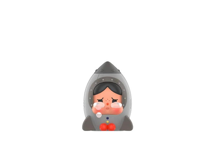 Pop Mart (เช็คการ์ด) Pop Mart The Space Traveller -Mini Crybaby Crying To The Moon-Sitting Series Figures - view 1
