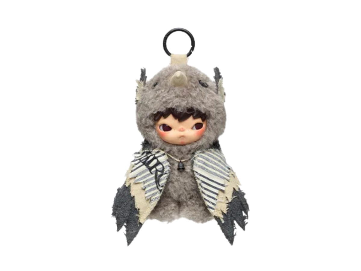 Pop Mart (เช็คการ์ด) Pop Mart The Tempered Aegis (Secret Edition) Hirono Mist Walker Series Plush Doll Pendant