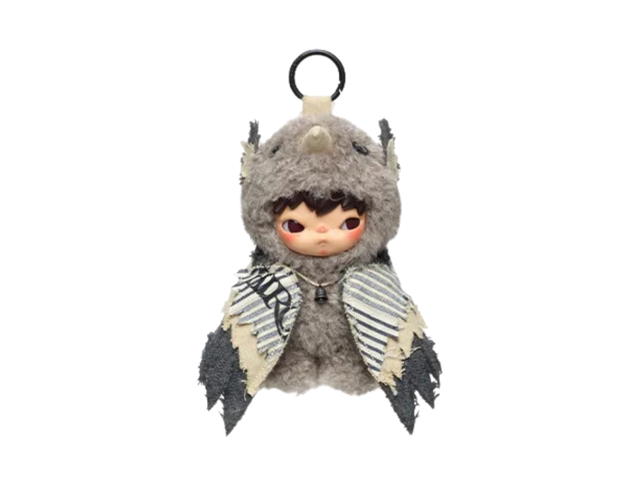 Pop Mart (เช็คการ์ด) Pop Mart The Tempered Aegis (Secret Edition) Hirono Mist Walker Series Plush Doll Pendant - view 1