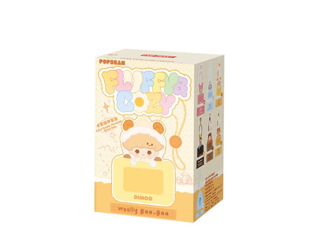 Pop Mart (เช็คการ์ด) Pop Mart Twinkle Twinkle - Cozy Penguin Pop Bean Fluffy & Cozy Series-Card Holder Pendant Blind Box - view 2