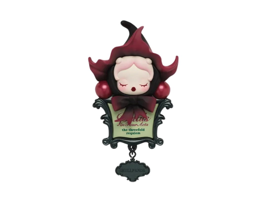 Pop Mart (เช็คการ์ด) Pop Mart The Threefold Requiem Skullpanda Petals In Four Acts Series Fridge Magnet