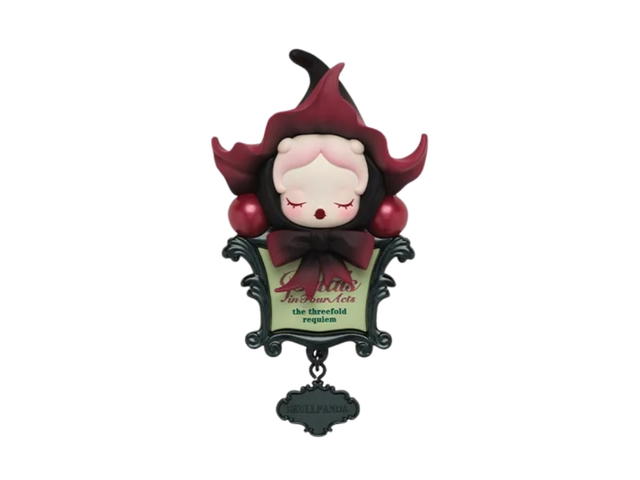 Pop Mart (เช็คการ์ด) Pop Mart The Threefold Requiem Skullpanda Petals In Four Acts Series Fridge Magnet - view 1