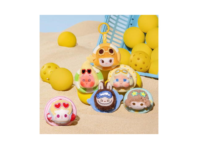 Pop Mart (เช็คการ์ด) Pop Mart Twinkle Twinkle Sailing Pop Bean Island Vacation Series Mini Plush Pendant - view 3