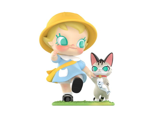 Pop Mart (เช็คการ์ด) Pop Mart Together To The Kindergarten Baby Molly & Baby Tabby Series Figures Multicolor - view 1
