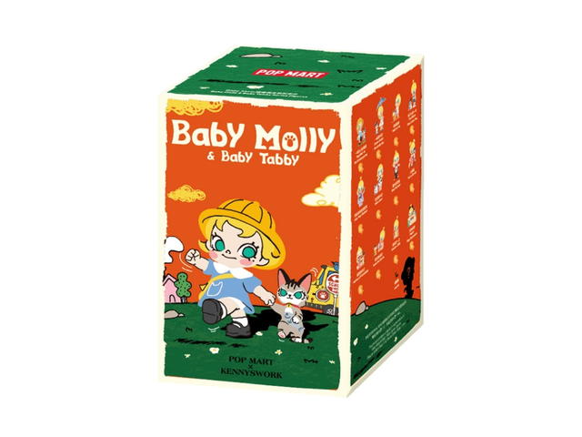 Pop Mart (เช็คการ์ด) Pop Mart Together To The Kindergarten Baby Molly & Baby Tabby Series Figures Multicolor - view 2