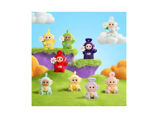 Pop Mart (เช็คการ์ด) Pop Mart Tinky Winky's Mochi Toast Teletubbies "Say Hello" Series Figures - view 3