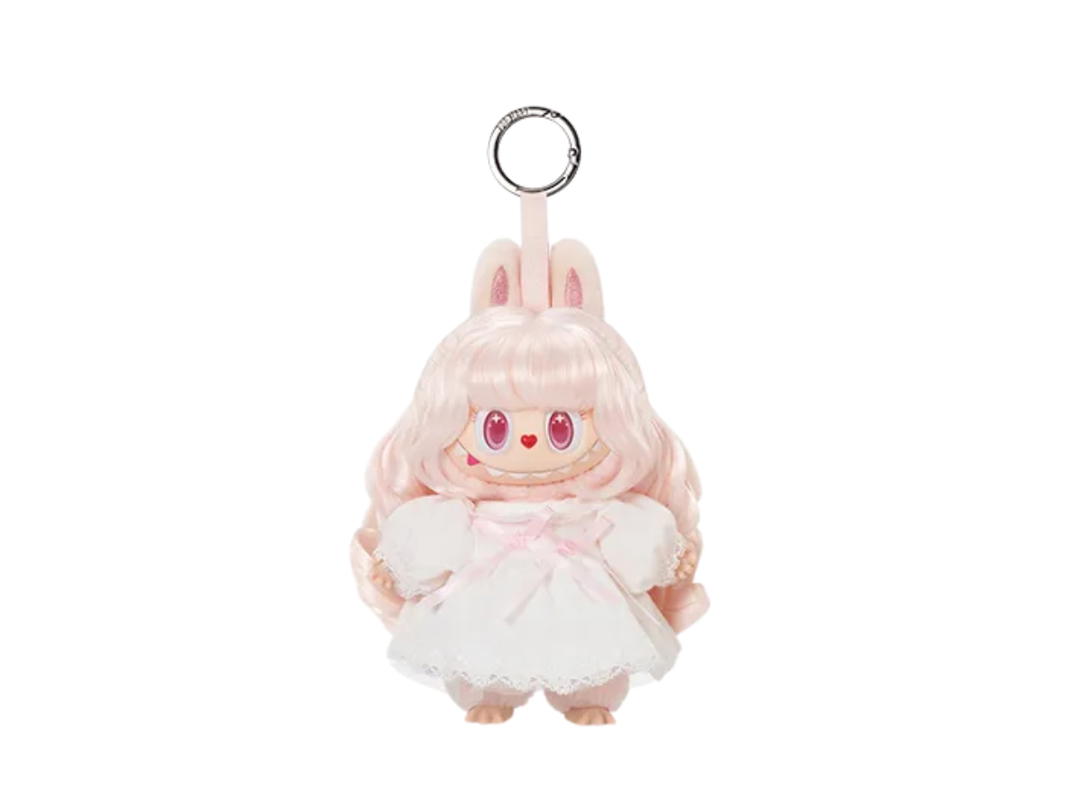 Pop Mart (เช็คการ์ด) Pop Mart Velvet Noon THE MONSTERS Hair Salon Series Vinyl Plush Pendant Blind Box