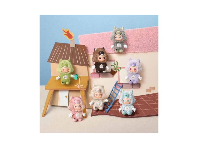 Pop Mart (เช็คการ์ด) Pop Mart Veiled ZSIGA I'm Zsiga Series-Vinyl Plush Pendant - view 3
