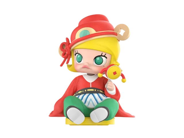 Pop Mart (เช็คการ์ด) Pop Mart Wealth Drum (Secret Edition) The Golden Gallop Series Figures - view 1