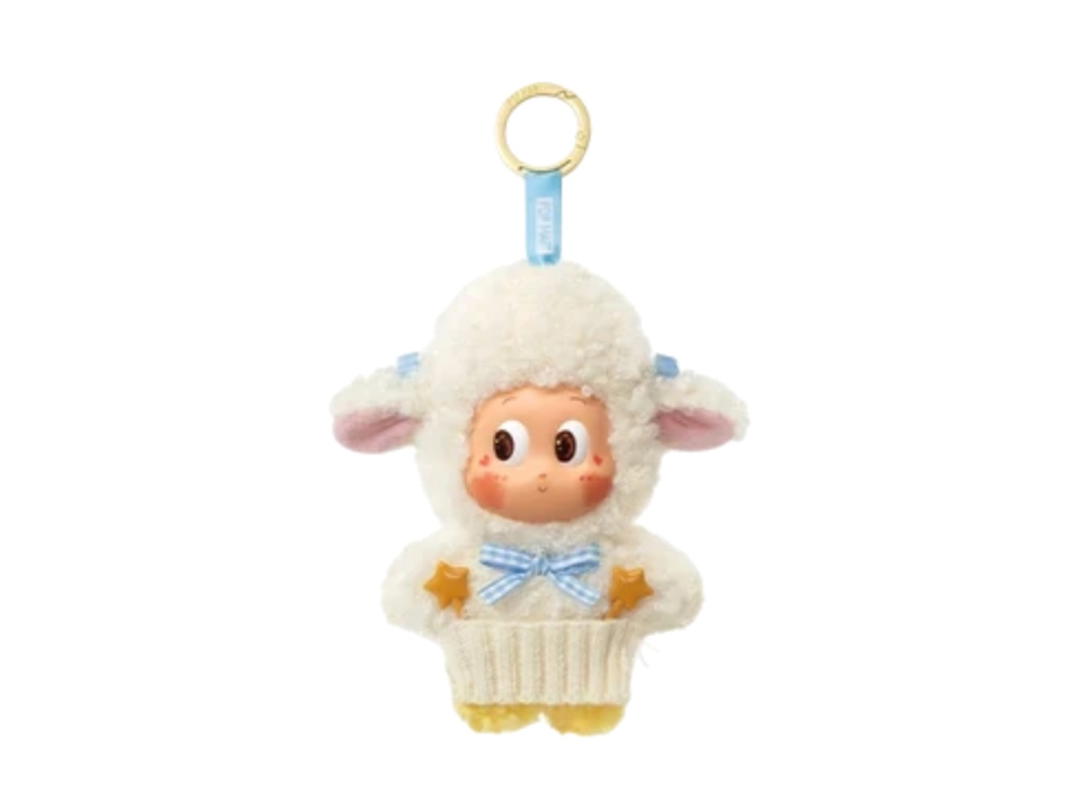 Pop Mart (เช็คการ์ด) Pop Mart Warm Lamb Twinkle Twinkle Farm Tales Series-Vinyl Plush Pendant Blind Box