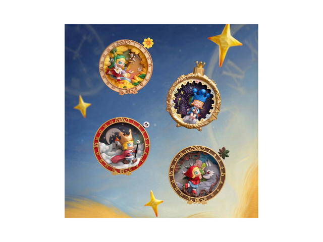 Pop Mart (เช็คการ์ด) Pop Mart World of Blooms Dawn and Dusk MOLLY The Wheel of Time 20th Anniversary Series Figures - view 3