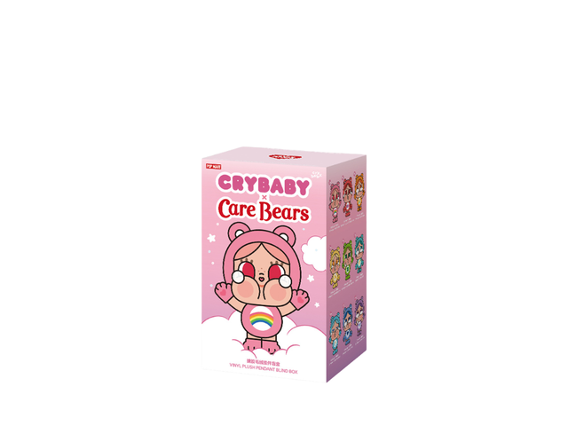 Pop Mart (เช็คการ์ด) Pop Mart Work Of Heart Bear Crybaby X Care Bears Series - Vinyl Plush Pendant Blind Box Secret Edition - view 2