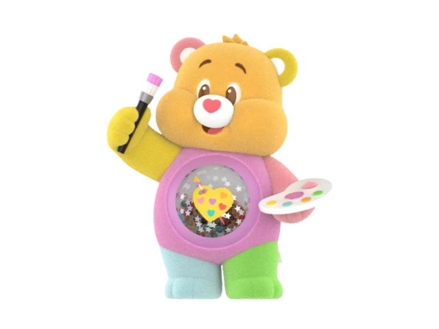 Pop Mart (เช็คการ์ด) Pop Mart Work Of Heart Bear (Secret Edition)(Care Bears Colorful Hugs Series Figures) - view 1